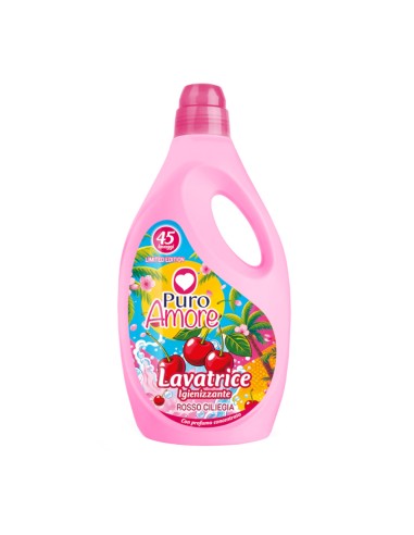 offerta Puro Amore Lavatrice Igienizzante Fragranza Rosso Ciliegia 2025 ml