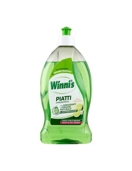 offerta Winni's Detersivo Piatti Concentrato Fragranza Lime e Fiori di Mela 480 ml