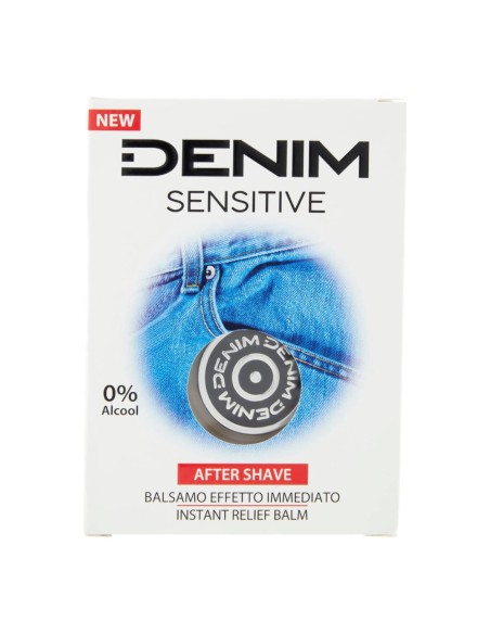 offerta Denim Sensitive After Shave Balsamo Dopobarba 0% Alcool Effetto Immediato 100 ml