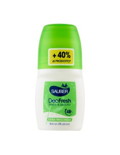Sauber DeoFresh Fresco e Asciutto Deodorante Roll On Extra Freschezza 70 ml