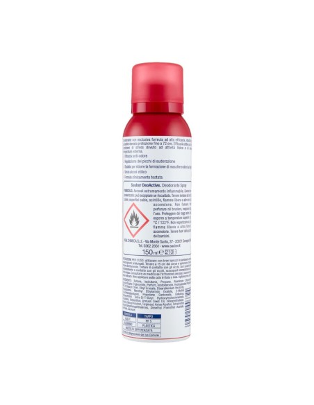 offerta Sauber DeoActive Sport e Stress Deodorante Spray Invisible 150 ml