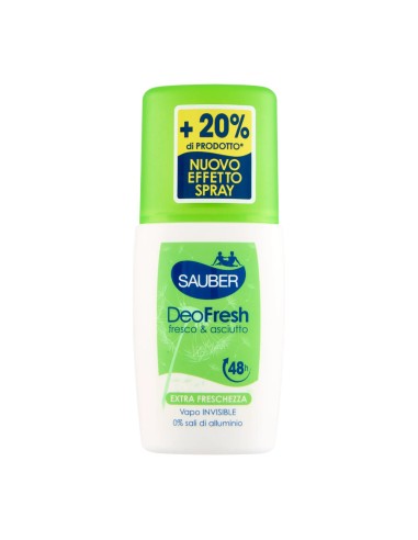 offerta Sauber DeoFresh Fresco e Asciutto Deodorante Vapo Extra Freschezza 90 ml