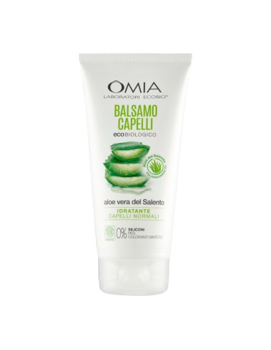 offerta Omia Balsamo Capelli Eco Biologico Aloe Vera Idratante Capelli Normali 180 ml