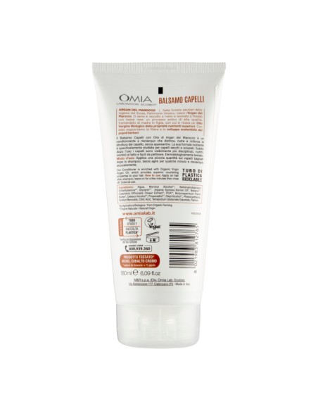 offerta Omia Balsamo Capelli Eco Biologico Argan del Marocco Nutriente Capelli Secchi 180 ml