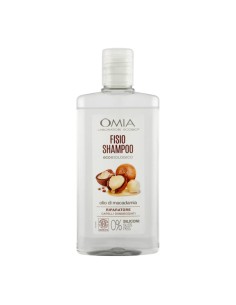 Omia Fisio Shampoo Eco Biologico Olio di Macadamia Riparatore Capelli Danneggiati 200 ml