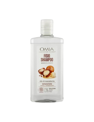 offerta Omia Fisio Shampoo Eco Biologico Olio di Macadamia Riparatore Capelli Danneggiati 200 ml