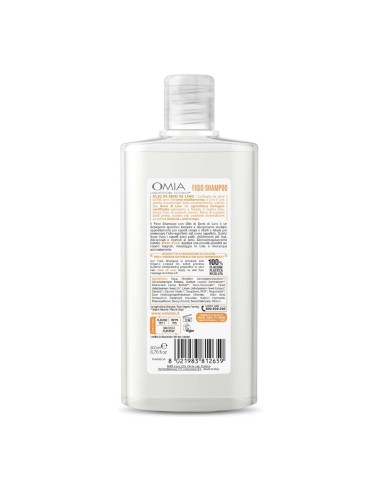 offerta Omia Fisio Shampoo Eco Biologico Olio di Semi di Lino Lisciante Capelli Crespi e Ribelli 200 ml