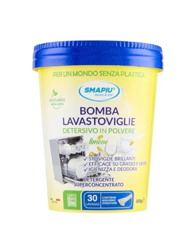offerta Smapiù Bomba Lavastoviglie Detersivo in Polvere Fragranza Limone 500 g