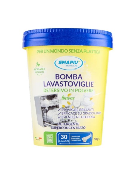 offerta Smapiù Bomba Lavastoviglie Detersivo in Polvere Fragranza Limone 500 g