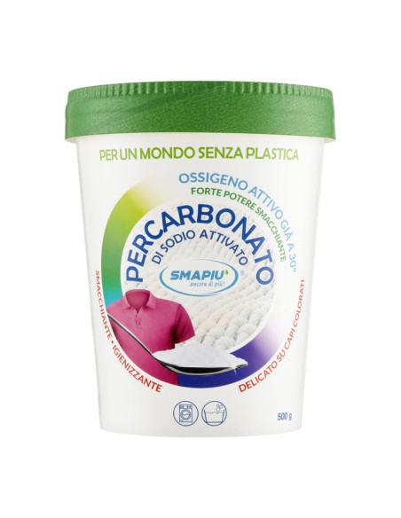 offerta Smapiù Percarbonato di Sodio Attivato Smacchiatore in Polvere Capi Colorati 500 g