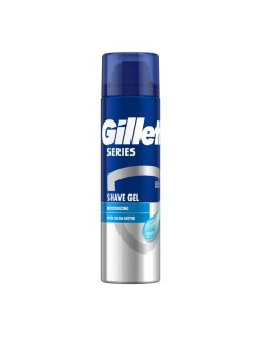 Gillette Series Gel da Barba Formula con Burro di Cacao Previene le Irritazioni 200 ml