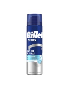 Gillette Series Gel da Barba Pelli Sensibili Fragranza Eucalipto Rinfrescante 200 ml