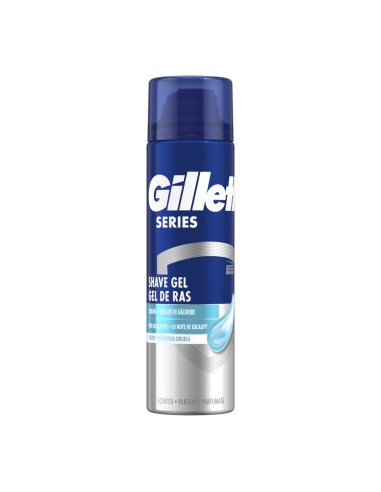 offerta Gillette Series Gel da Barba Pelli Sensibili Fragranza Eucalipto Rinfrescante 200 ml