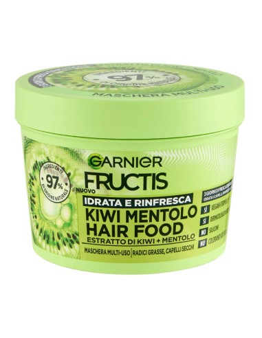 offerta Garnier Fructis Maschera Multiuso Idrata e Rinfresca Hair Food Kiwi Mentolo 390 ml