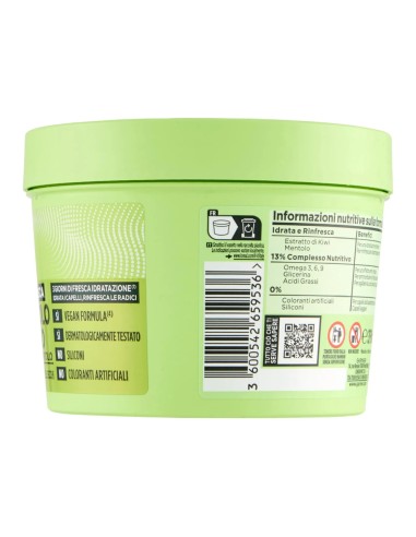 offerta Garnier Fructis Maschera Multiuso Idrata e Rinfresca Hair Food Kiwi Mentolo 390 ml