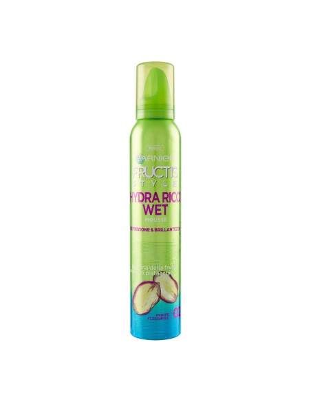 offerta Garnier Fructis Style Hydra Ricci Wet Mousse Forte Effetto Bagnato Capelli Ricci 200 ml