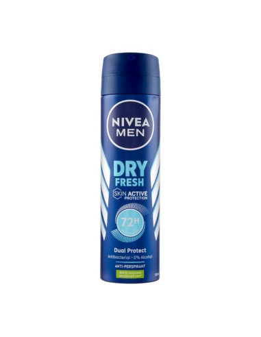 offerta Nivea Men Dry Fresh Deodorante Spray Anti-Traspirante e Anti-Batterico 150 ml