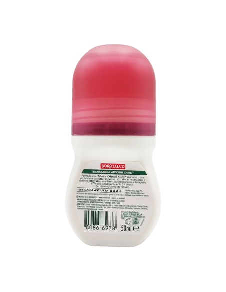 offerta Borotalco Soft Deodorante Roll-On Profumo Talco e Fiori di Rosa 50 ml
