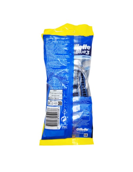 offerta Gillette Blue 3 Smooth Rasoio con 3 Lame e Striscia Protettiva Comfort Gel 5 Rasoi