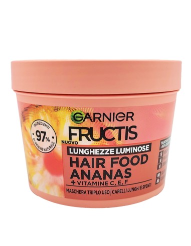 offerta Garnier Fructis Maschera Triplo Uso Lunghezze Luminose Hair Food Ananas 390 ml