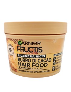 Garnier Fructis Maschera Multiuso Rigenera Ricci Hair Food Burro di Cacao 390 ml