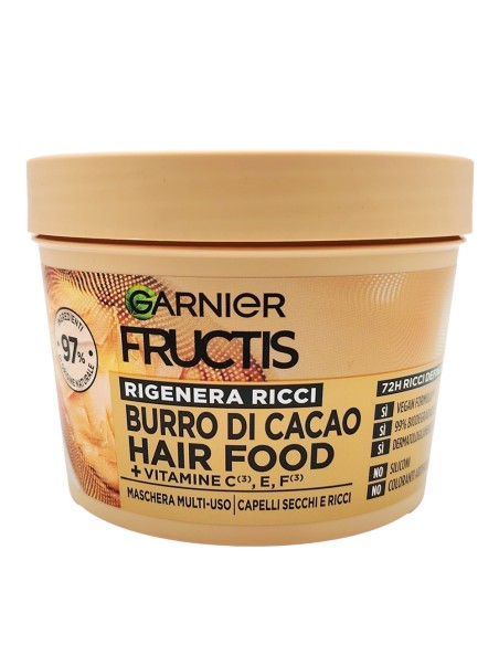 offerta Garnier Fructis Maschera Multiuso Rigenera Ricci Hair Food Burro di Cacao 390 ml