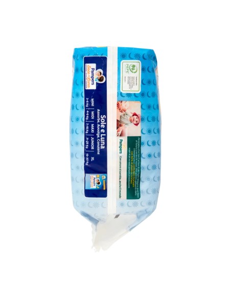 offerta Pampers Sole e Luna Pannolini Mutandino per Bambini 4 Maxi 8-15 Kg 15 Pz