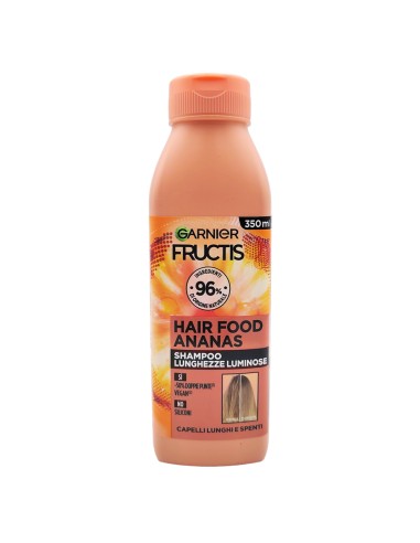 offerta Garnier Fructis Hair Food Ananas Shampoo Lunghezze Luminose 350 ml