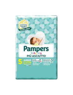 Pampers Baby-Dry Pannolini per Bambini 5 Junior 11-25 Kg 16 Pz