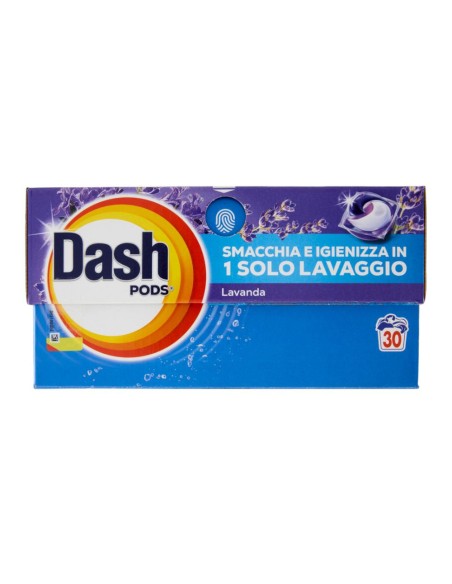 offerta Dash Pods Detersivo Lavatrice in Capsule Profumo di Lavanda 30 Pods