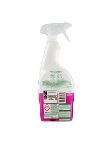 offerta Cif Spray Attivo Multiuso con Candeggina 100% Igienizzante Fragranza Limone 650 ml
