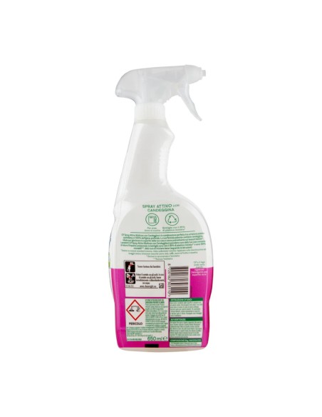 offerta Cif Spray Attivo Multiuso con Candeggina 100% Igienizzante Fragranza Limone 650 ml