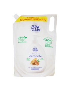 Fresh & Clean Eco Ricarica Sapone Liquido Idratante Olio di Mandorla e Riso 1000 ml