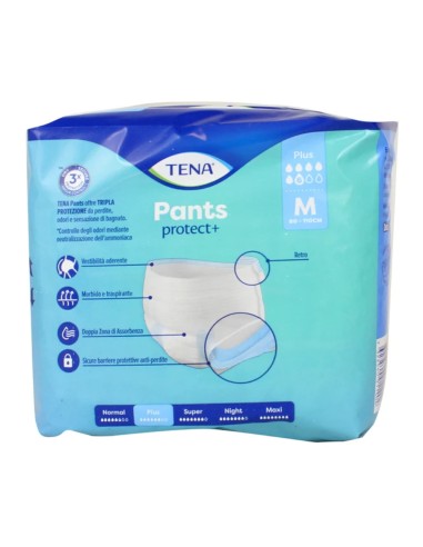 offerta Tena Pants Protect+ Plus Mutande Unisex Taglia M Tripla Protezione 9 Pz
