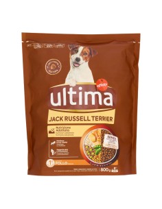 Ultima Crocchette per Cane Jack Russell Terrier Nutrizione Adatta con Pollo 800 g