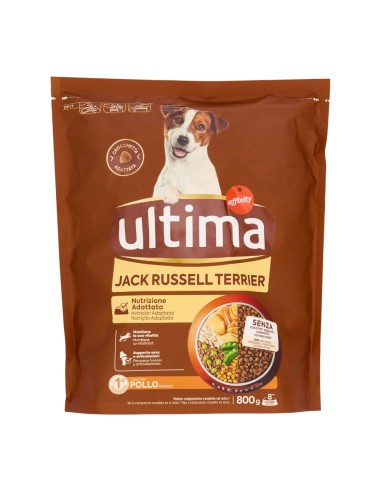 offerta Ultima Crocchette per Cane Jack Russell Terrier Nutrizione Adatta con Pollo 800 g
