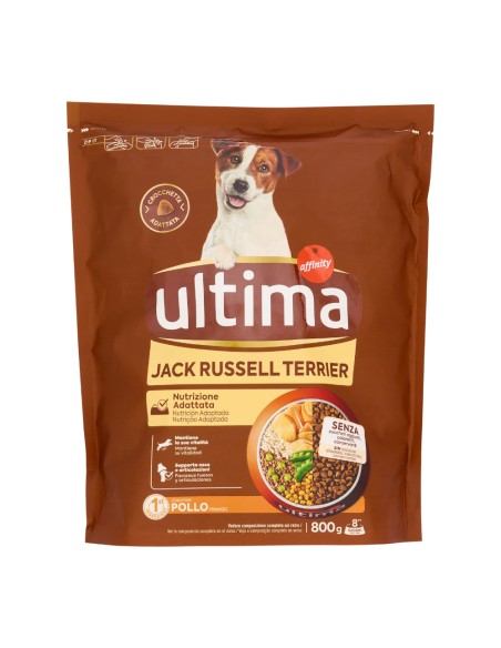 offerta Ultima Crocchette per Cane Jack Russell Terrier Nutrizione Adatta con Pollo 800 g