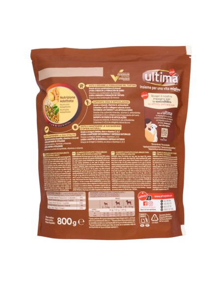 offerta Ultima Crocchette per Cane Jack Russell Terrier Nutrizione Adatta con Pollo 800 g