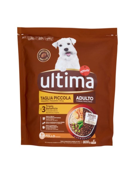 offerta Ultima Crocchette per Cane Adulto Taglia Piccola con Pollo 800 g