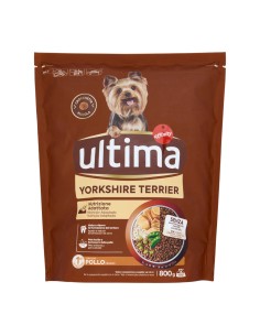 Ultima Crocchette per Cane Yorkshire Terrier Nutrizione Adatta con Pollo 800 g