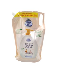 Fresh & Clean Eco Ricarica Sapone Liquido Igienizzante Elimina Odori 1000 ml