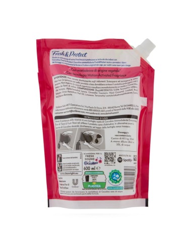 offerta Coccolino Fresh & Protect Ricarica Ammorbidente Fiori di Tiaré e Frutti Rossi 600 ml