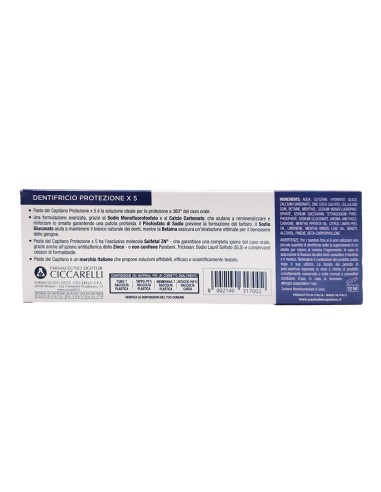 offerta Pasta del Capitano Dentifricio Protezione X5 75 ml