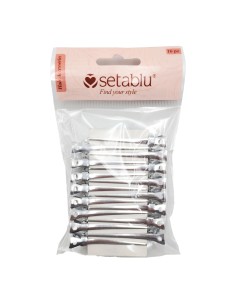 Seta Blu Hair Accessories Clip per Capelli Becchi di...