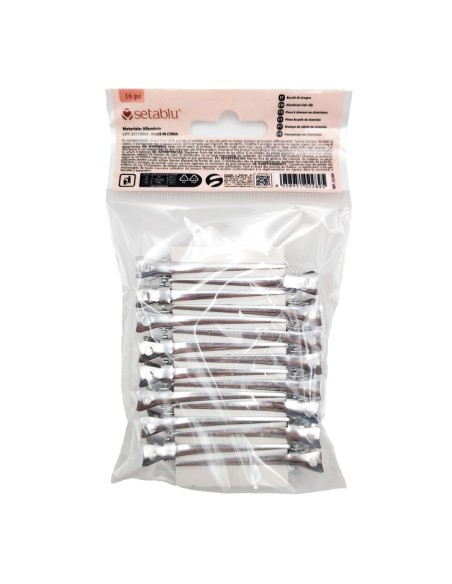 offerta Seta Blu Hair Accessories Clip per Capelli Becchi di Cicogna in Alluminio  16 Pz