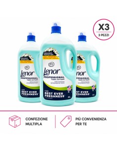 Lenor Professional Ammorbidente Liquido Fragranza Protezione Freschezza 4 L X3 Pezzi