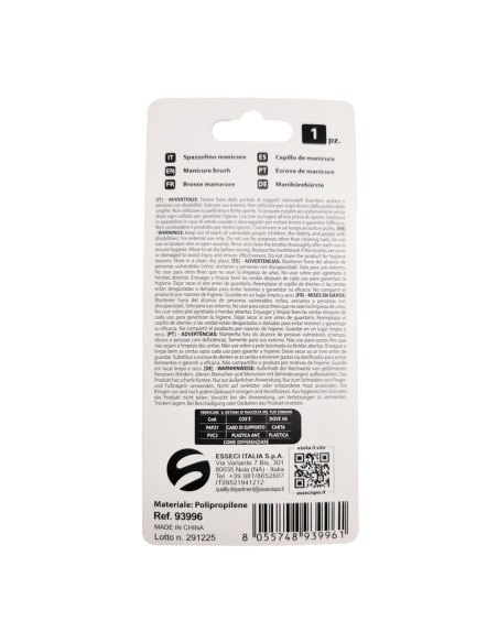 offerta Setablu Spazzola per Manicure e Pedicure Setole Morbide Colore Bianco 1 Pz