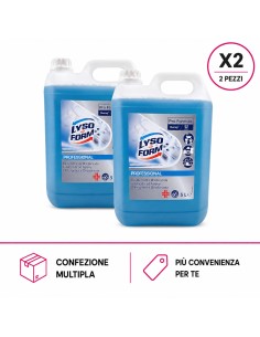Lysoform Professional Pro Formula Detergente Disinfettante Battericida e Lieviticida 5 L X2 Pezzi