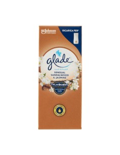 Glade Touch & Fresh Ricarica Diffusore per Ambienti Fragranza Sandalo e Gelsomino 10 ml