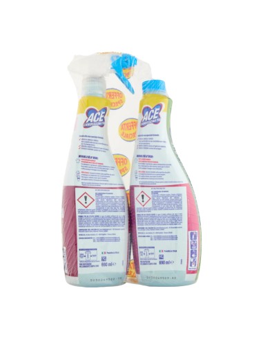 offerta Ace Candeggina Più +Mousse Spray con Ricarica  Zero Schizzi 690 ml